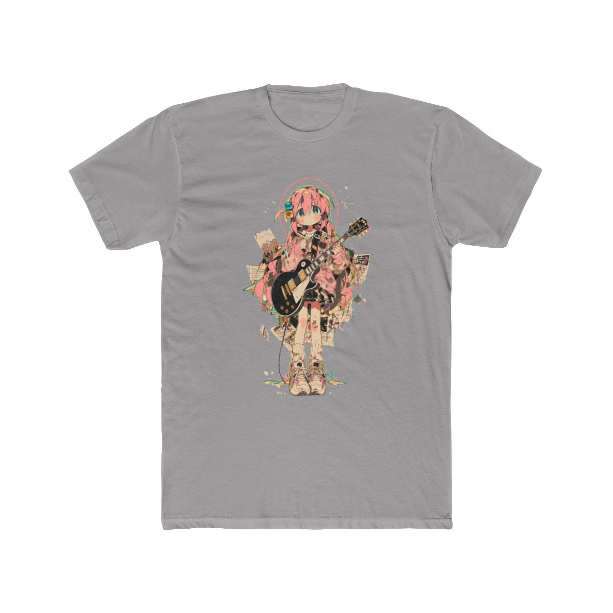Hitori Gotoh with Guitar Bocchi the T Shirt | Bocchi the Rock! - alternate angle 2, merchandise