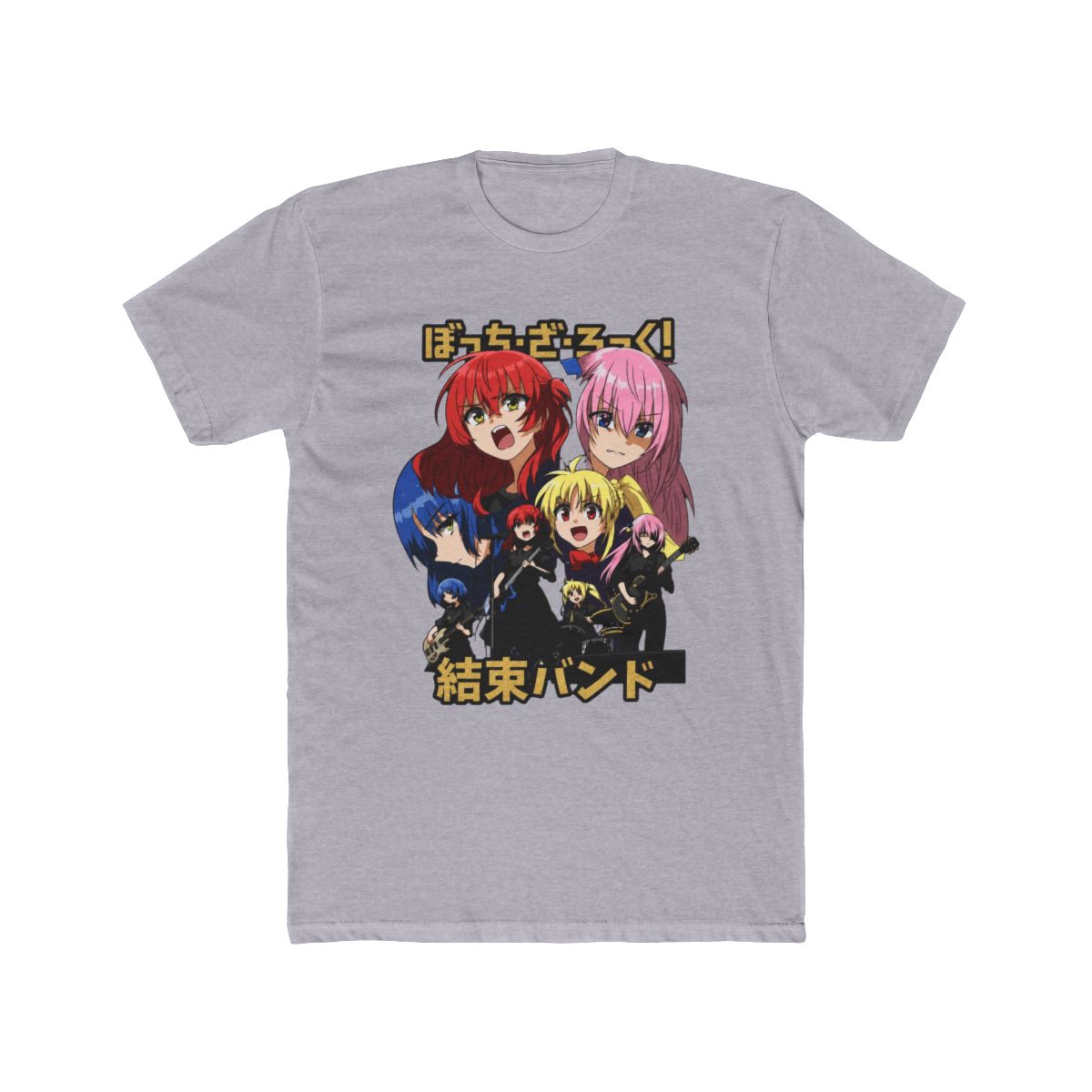Kessoku Band Live Performance Collage Art T Shirt | Bocchi the Rock! - alternate angle 5, merchandise