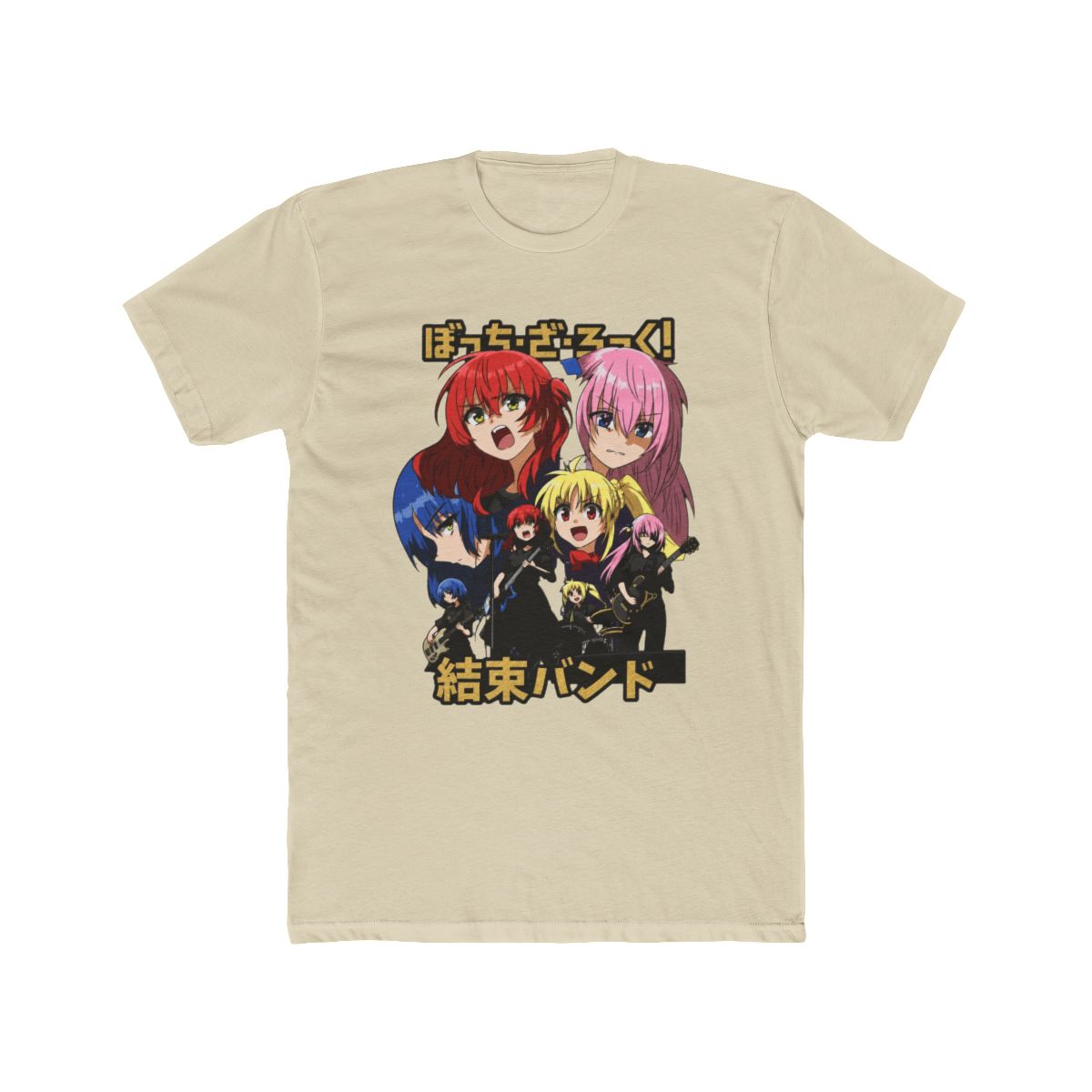 Kessoku Band Live Performance Collage Art T Shirt | Bocchi the Rock! - alternate angle 4, merchandise