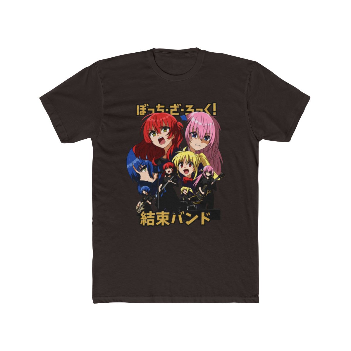Kessoku Band Live Performance Collage Art T Shirt | Bocchi the Rock! - alternate angle 3, merchandise