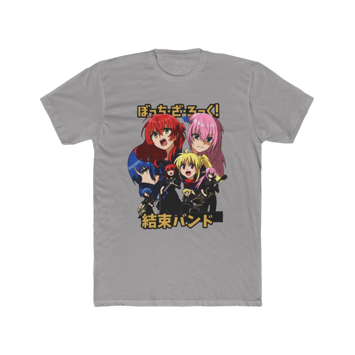 Kessoku Band Live Performance Collage Art T Shirt | Bocchi the Rock! - alternate angle 2, merchandise