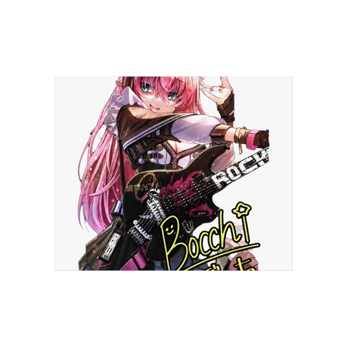 New Hitori Gotoh Anime B-Bocchi The Rock Wall Art | Bocchi the Rock! - alternate angle 1, merchandise