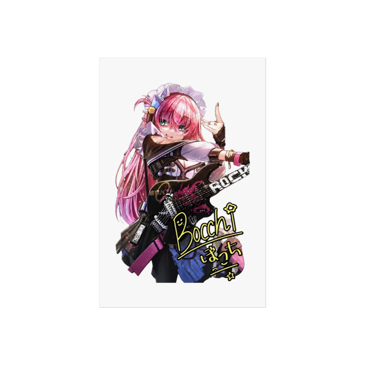 New Hitori Gotoh Anime B-Bocchi The Rock Wall Art | Bocchi the Rock!