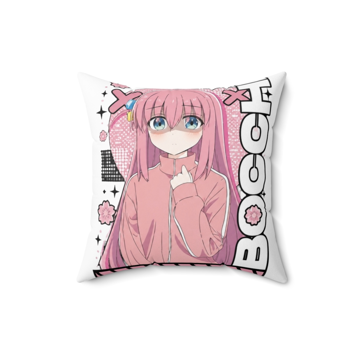 Bocchi The Rock Hot Throw Pillow | Bocchi the Rock! - alternate angle 2, merchandise