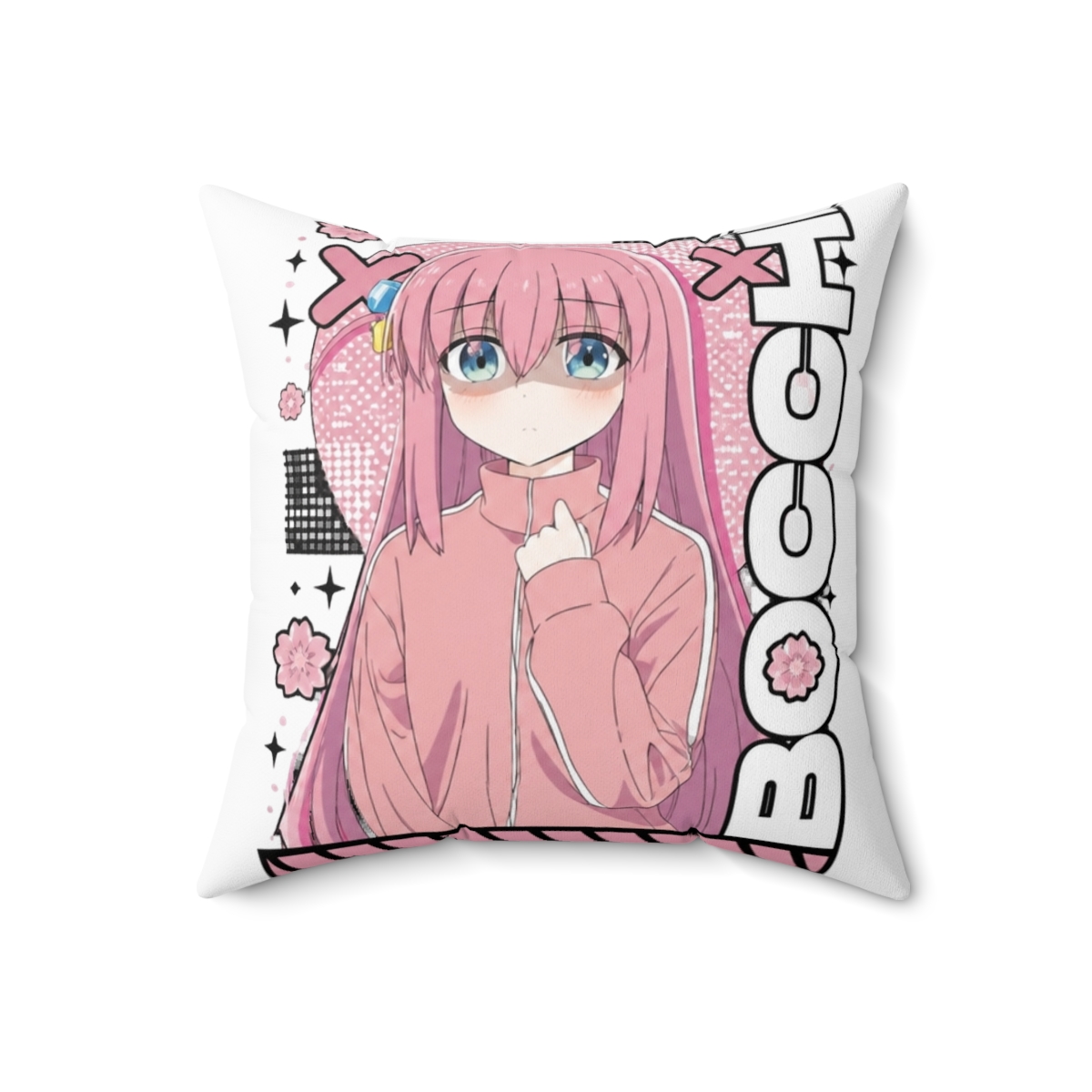 Bocchi The Rock Hot Throw Pillow | Bocchi the Rock! - alternate angle 3, merchandise