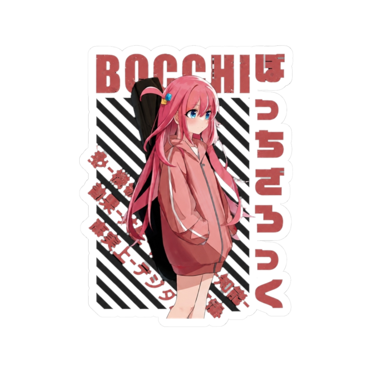 Bocchi the Rock! - Hitori Gotou #05 Sticker - alternate angle 3, merchandise
