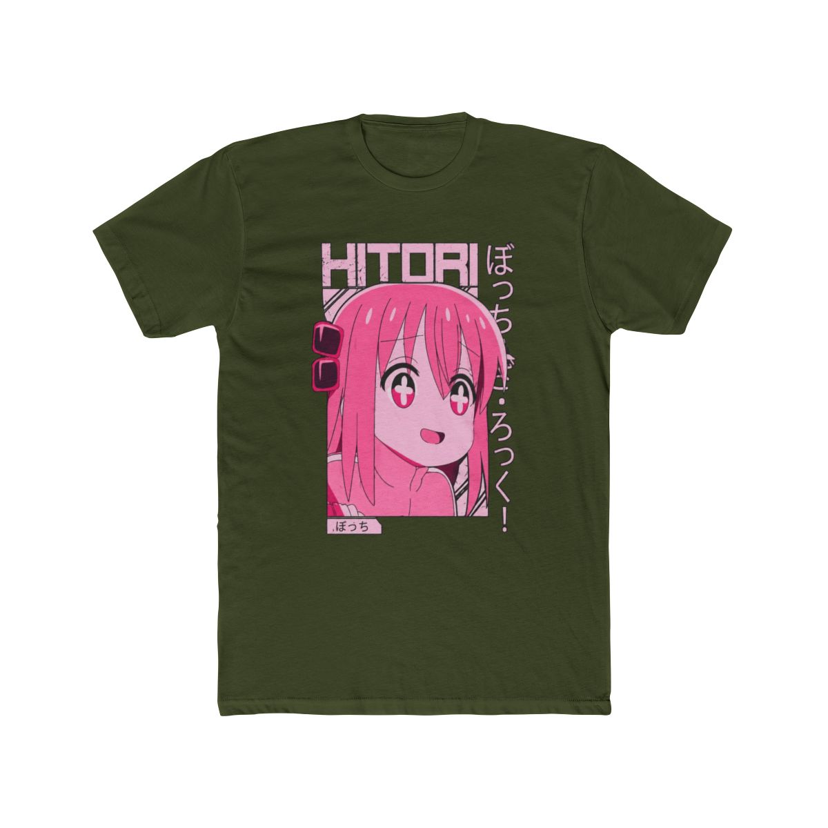 Bocchi, The Rock! Hitori Anime T - T Shirt | Bocchi the Rock! - alternate angle 4, merchandise