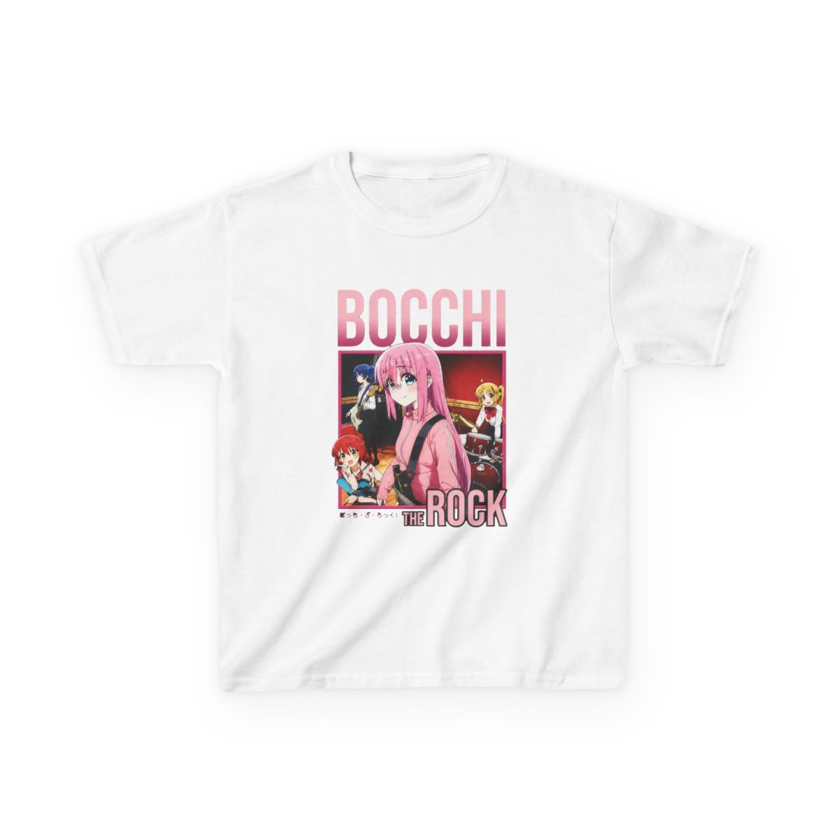 Bocchi The Rock Vintage Bootlag Kids T-Shirt | Bocchi the Rock!