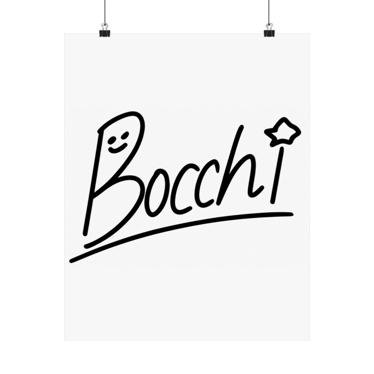 Bocchi the Rock! Bocchi-chan Signature Posters and Art - alternate angle 2, merchandise