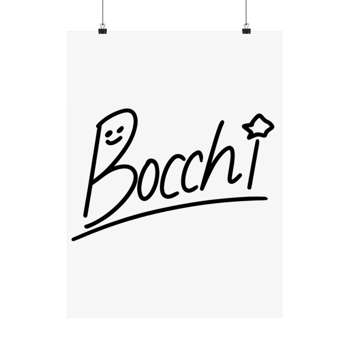 Bocchi the Rock! Bocchi-chan Signature Posters and Art - alternate angle 1, merchandise